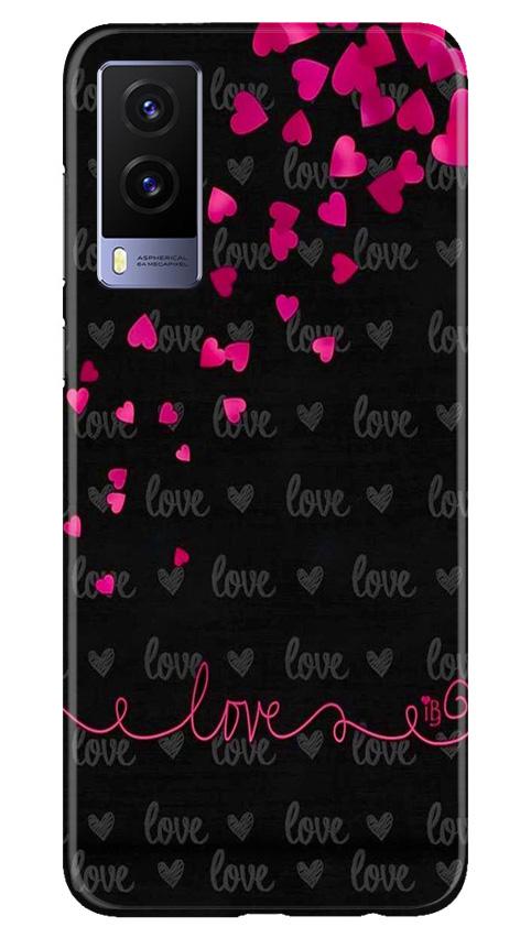 Love in Air Mobile Back Case for Vivo V21e 5G (Design - 89) Love in Air Case for Vivo V21e 5G