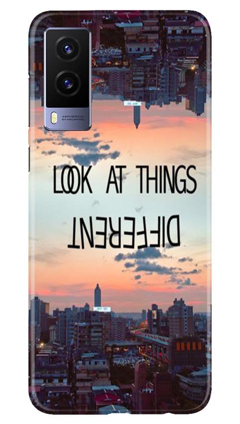 Look at things different Mobile Back Case for Vivo V21e 5G (Design - 99) Look at things different Case for Vivo V21e 5G