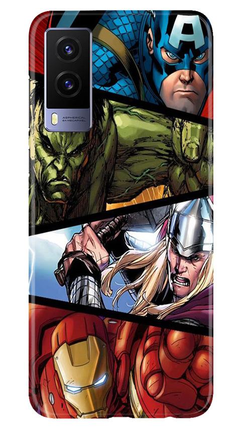 Avengers Superhero Mobile Back Case for Vivo V21e 5G (Design - 124) Avengers Superhero Case for Vivo V21e 5G (Design - 124)