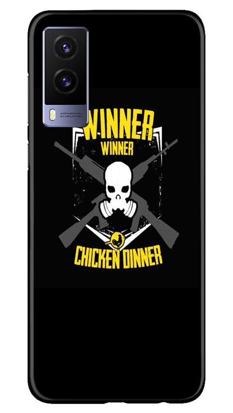 Winner Winner Chicken Dinner Mobile Back Case for Vivo V21e 5G (Design - 178) Winner Winner Chicken Dinner Case for Vivo V21e 5G (Design - 178)