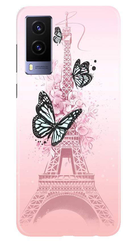 Eiffel Tower Mobile Back Case for Vivo V21e 5G (Design - 211) Eiffel Tower Case for Vivo V21e 5G (Design No. 211)