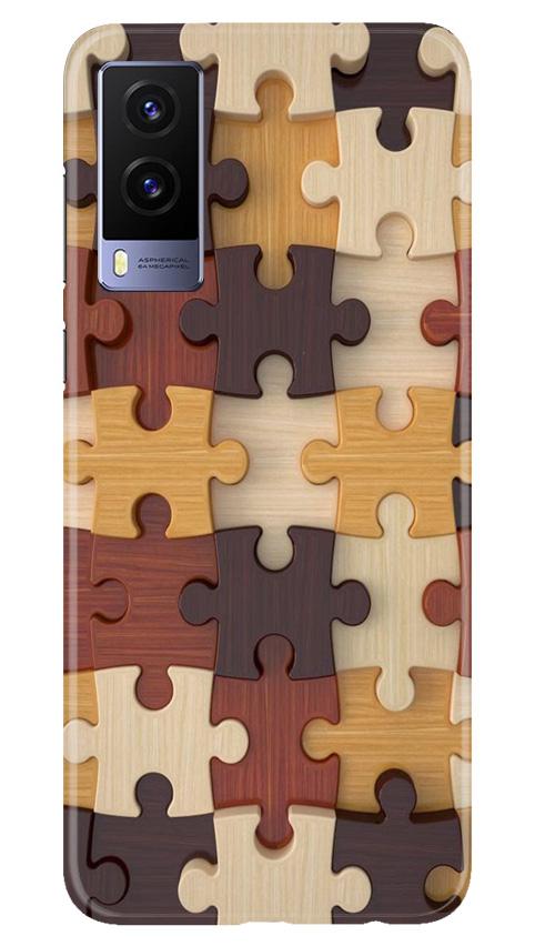 Puzzle Pattern Mobile Back Case for Vivo V21e 5G (Design - 217) Puzzle Pattern Case for Vivo V21e 5G (Design No. 217)