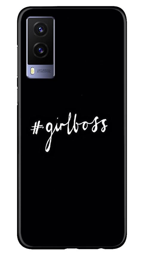 #GirlBoss Mobile Back Case for Vivo V21e 5G (Design - 266) #GirlBoss Case for Vivo V21e 5G (Design No. 266)