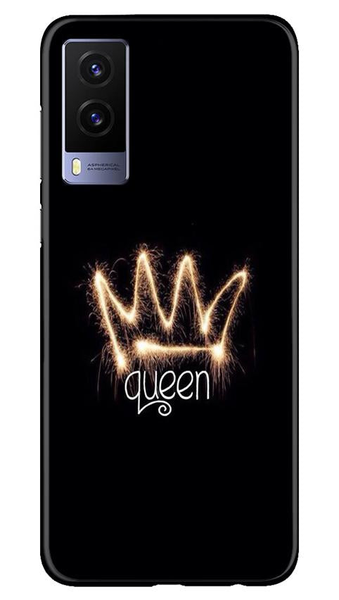 Queen Mobile Back Case for Vivo V21e 5G (Design - 270) Queen Case for Vivo V21e 5G (Design No. 270)