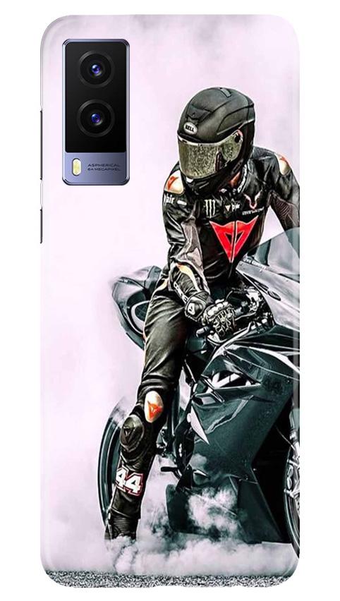 Biker Mobile Back Case for Vivo V21e 5G (Design - 383) Biker Mobile Back Case for Vivo V21e 5G (Design - 383)