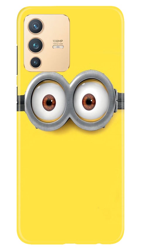 Minions Mobile Back Case for Vivo V23 Pro (Design - 128) Minions Case for Vivo V23 Pro (Design - 128)