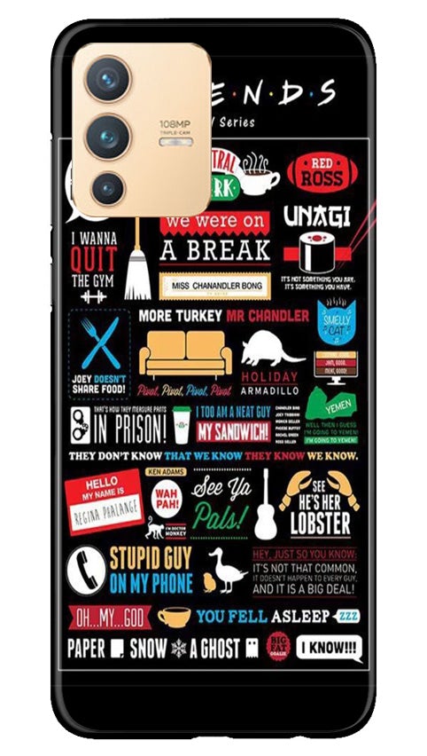 Friends Mobile Back Case for Vivo V23 5G (Design - 145) Friends Case for Vivo V23 5G (Design - 145)