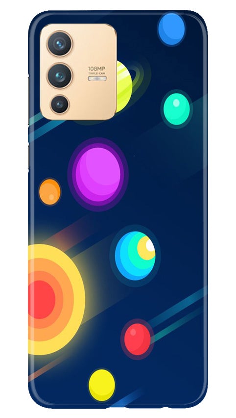 Solar Planet Mobile Back Case for Vivo V23 5G (Design - 197) Solar Planet Case for Vivo V23 5G (Design - 197)