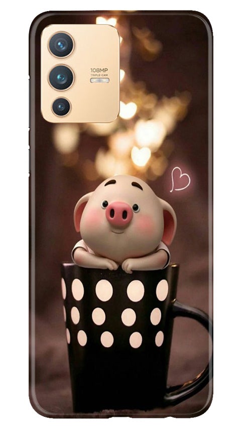 Cute Bunny Mobile Back Case for Vivo V23 5G (Design - 213) Cute Bunny Case for Vivo V23 5G (Design No. 213)