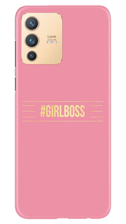 Girl Boss Pink Mobile Back Case for Vivo V23 Pro (Design - 263) Girl Boss Pink Case for Vivo V23 Pro (Design No. 263)