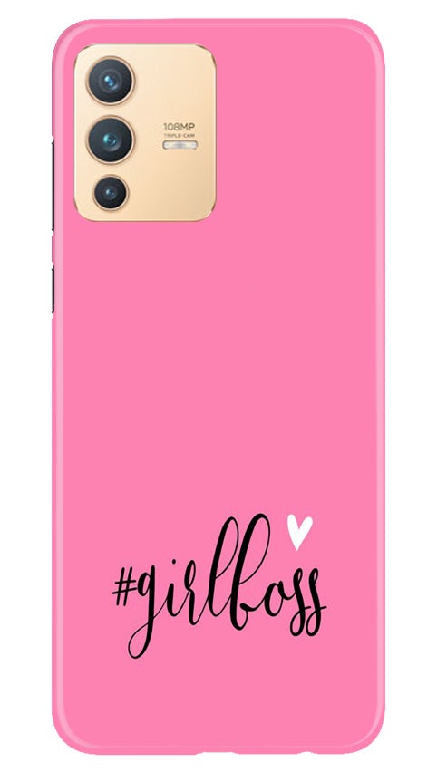 Girl Boss Pink Mobile Back Case for Vivo V23 5G (Design - 269) Girl Boss Pink Case for Vivo V23 5G (Design No. 269)