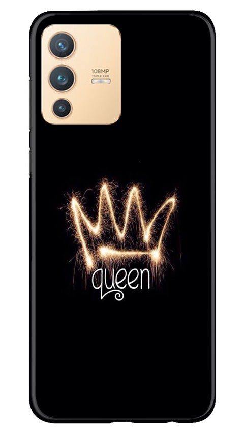 Queen Mobile Back Case for Vivo V23 5G (Design - 270) Queen Case for Vivo V23 5G (Design No. 270)