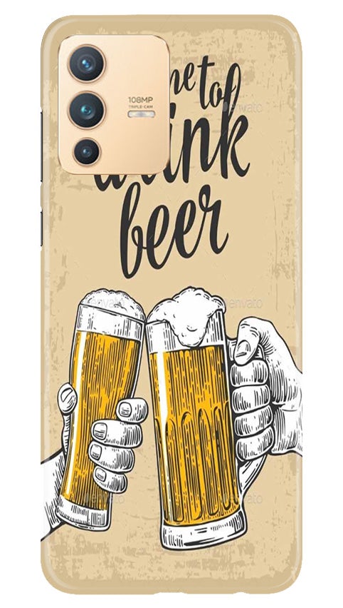 Drink Beer Mobile Back Case for Vivo V23 Pro (Design - 328) Drink Beer Mobile Back Case for Vivo V23 Pro (Design - 328)