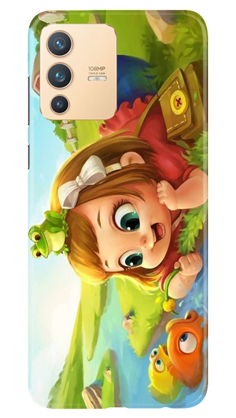 Baby Girl Mobile Back Case for Vivo V23 5G (Design - 339) Baby Girl Mobile Back Case for Vivo V23 5G (Design - 339)