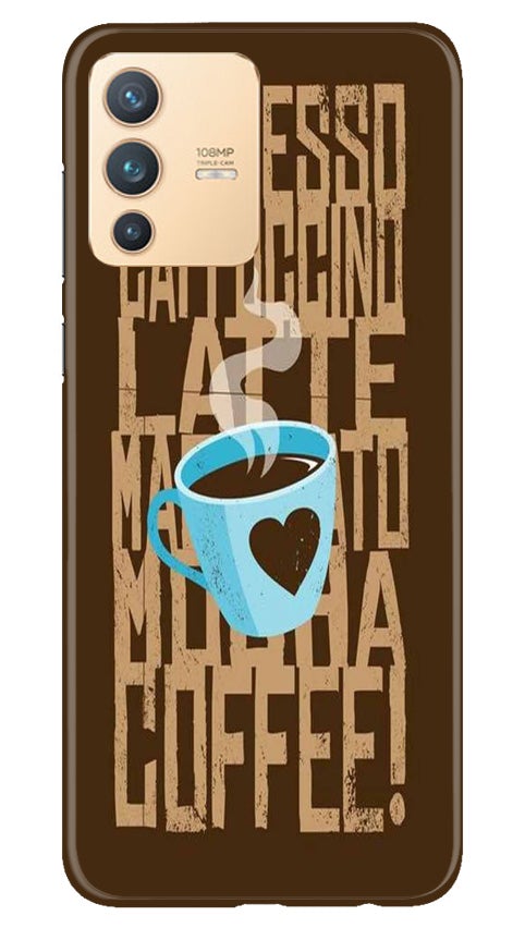Love Coffee Mobile Back Case for Vivo V23 5G (Design - 351) Love Coffee Mobile Back Case for Vivo V23 5G (Design - 351)