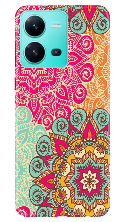 Rangoli art2 Mobile Back Case for Vivo V25 5G (Design - 29) Rangoli art2 Case for Vivo V25 5G