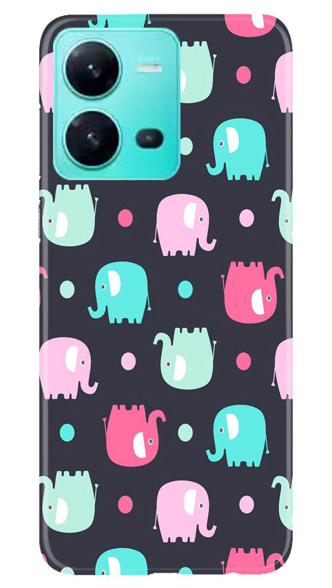 Elephant Baground Mobile Back Case for Vivo V25 5G (Design - 44) Elephant Baground Case for Vivo V25 5G