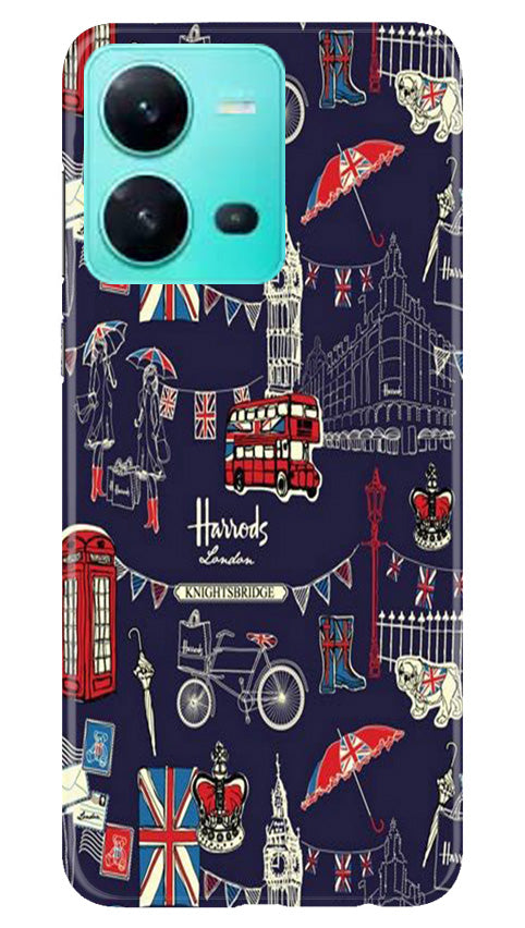 Love London Mobile Back Case for Vivo V25 5G (Design - 75) Love London Case for Vivo V25 5G