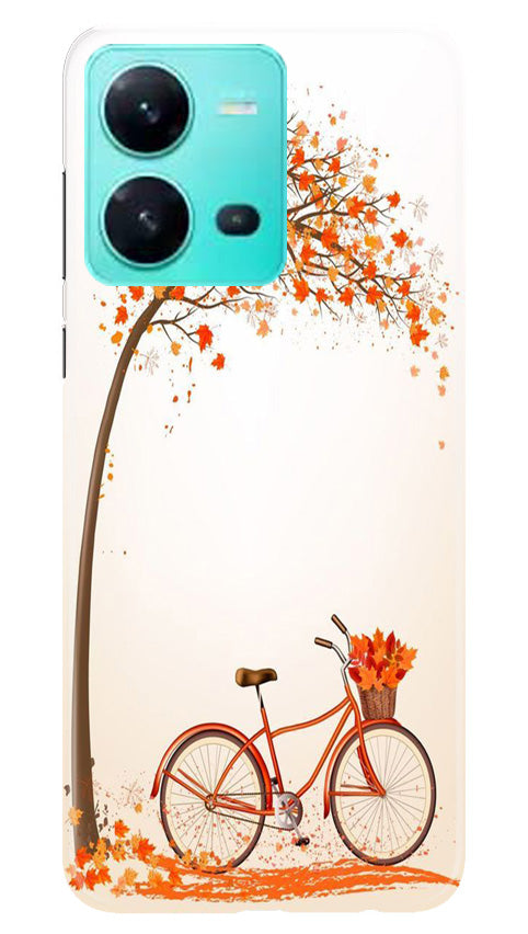 Bicycle Mobile Back Case for Vivo V25 5G (Design - 161) Bicycle Case for Vivo V25 5G (Design - 161)