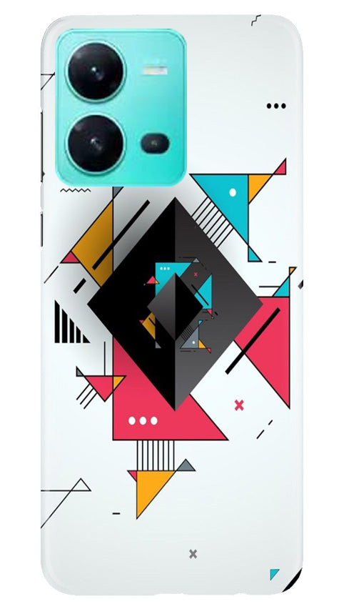 Diffrent Four Color Pattern Mobile Back Case for Vivo V25 5G (Design - 244) Diffrent Four Color Pattern Case for Vivo V25 5G (Design No. 244)