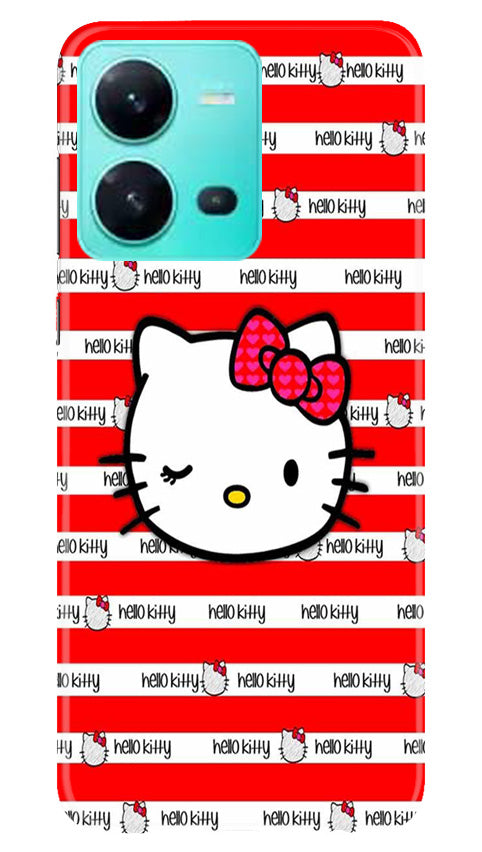 Hello Kitty Mobile Back Case for Vivo V25 5G (Design - 323) Hello Kitty Mobile Back Case for Vivo V25 5G (Design - 323)