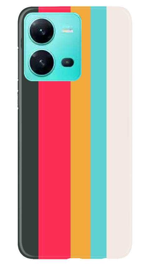 Color Pattern Mobile Back Case for Vivo V25 5G (Design - 328) Color Pattern Mobile Back Case for Vivo V25 5G (Design - 328)
