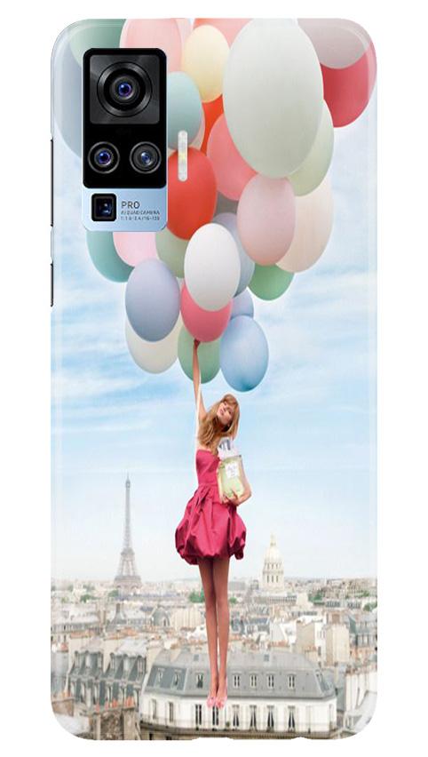 Girl with Baloon Mobile Back Case for Vivo X50 Pro (Design - 84) Girl with Baloon Case for Vivo X50 Pro