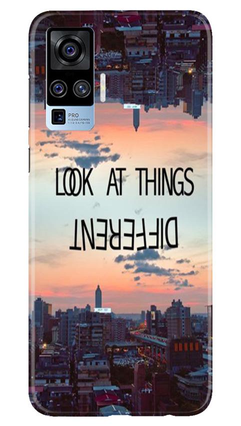 Look at things different Mobile Back Case for Vivo X50 Pro (Design - 99) Look at things different Case for Vivo X50 Pro