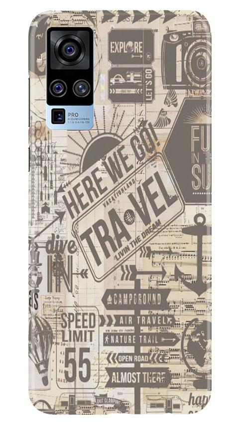 Travel Mobile Back Case for Vivo X50 Pro (Design - 104) Travel Case for Vivo X50 Pro (Design - 104)