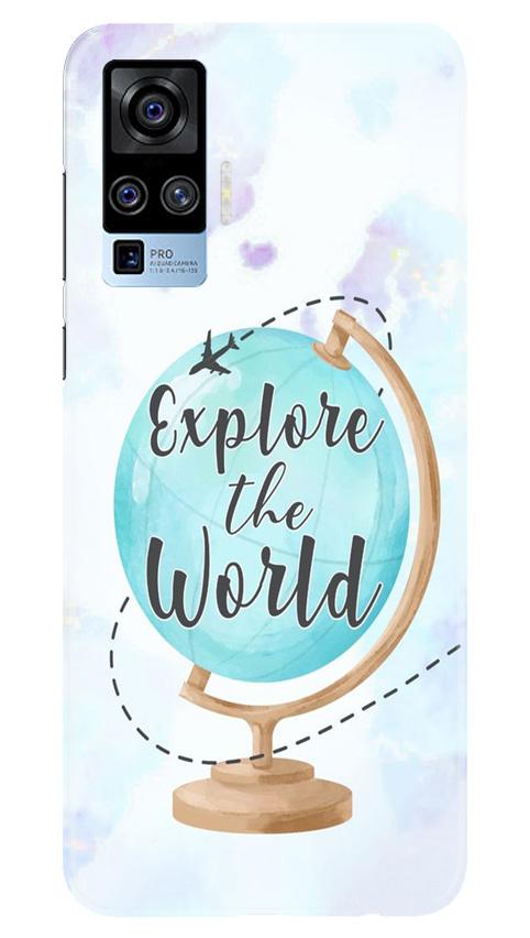 Explore the World Mobile Back Case for Vivo X50 Pro (Design - 207) Explore the World Case for Vivo X50 Pro (Design No. 207)