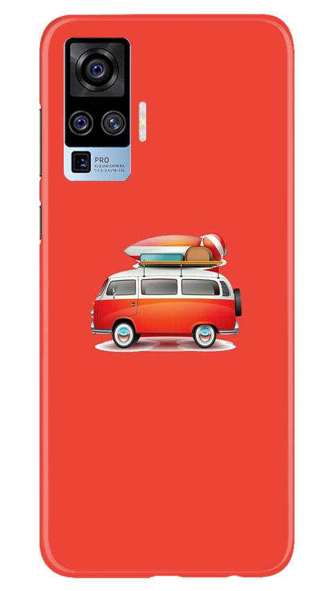 Travel Bus Mobile Back Case for Vivo X50 Pro (Design - 258) Travel Bus Case for Vivo X50 Pro (Design No. 258)
