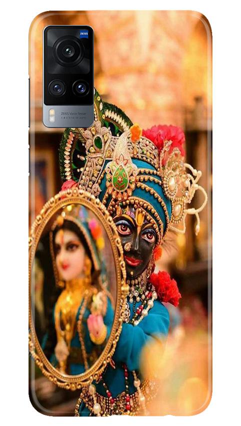 Lord Krishna5 Mobile Back Case for Vivo X60 (Design - 20) Lord Krishna5 Case for Vivo X60