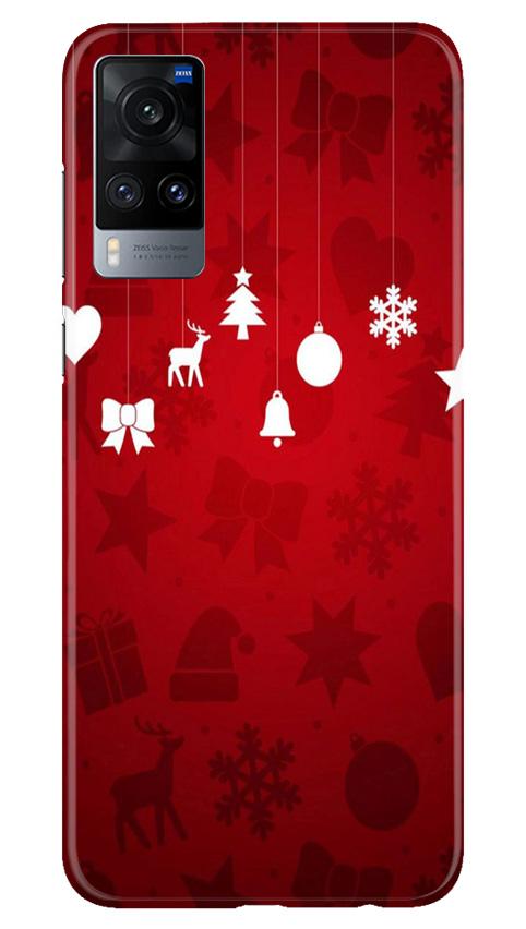 Christmas Mobile Back Case for Vivo X60 (Design - 78) Christmas Case for Vivo X60