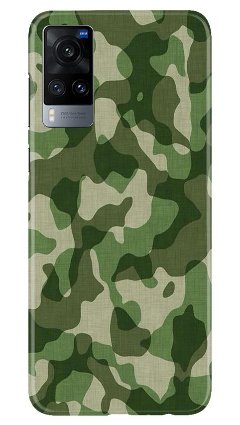 Army Camouflage Mobile Back Case for Vivo X60 (Design - 106) Army Camouflage Case for Vivo X60 (Design - 106)