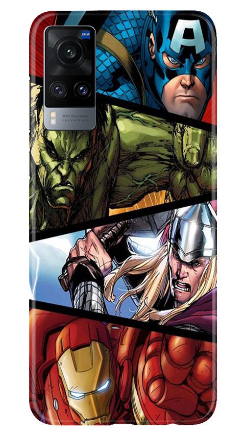 Avengers Superhero Mobile Back Case for Vivo X60 (Design - 124) Avengers Superhero Case for Vivo X60 (Design - 124)