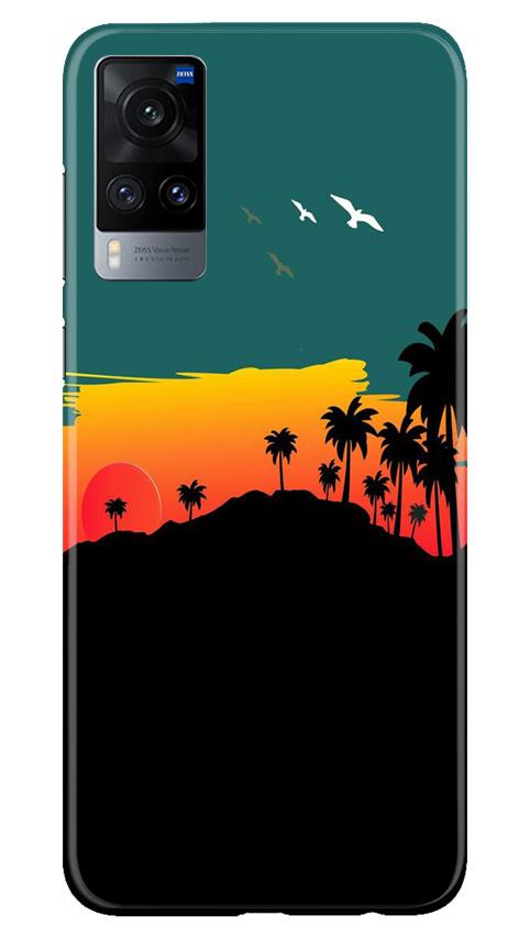 Sky Trees Mobile Back Case for Vivo X60 (Design - 191) Sky Trees Case for Vivo X60 (Design - 191)