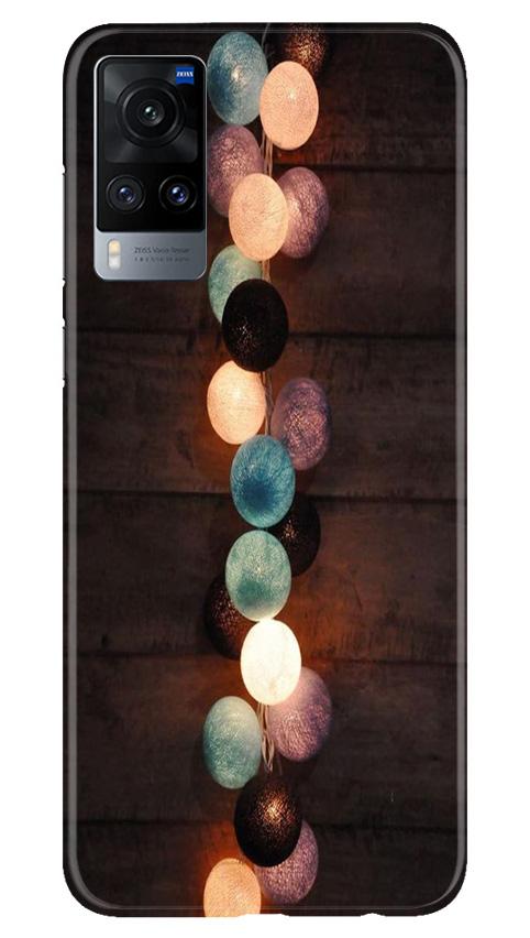 Party Lights Mobile Back Case for Vivo X60 (Design - 209) Party Lights Case for Vivo X60 (Design No. 209)