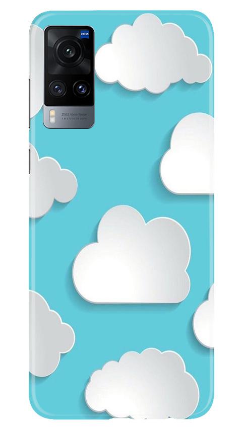 Clouds Mobile Back Case for Vivo X60 (Design - 210) Clouds Case for Vivo X60 (Design No. 210)