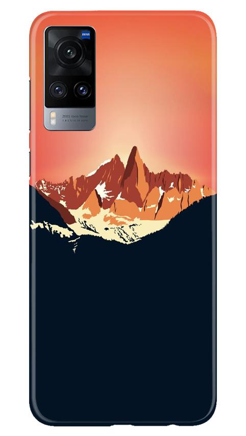 Mountains Mobile Back Case for Vivo X60 (Design - 227) Mountains Case for Vivo X60 (Design No. 227)