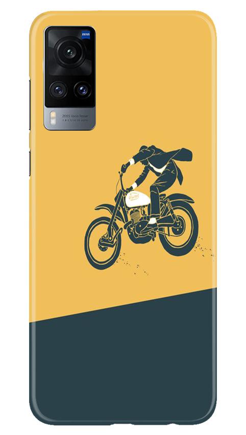 Bike Lovers Mobile Back Case for Vivo X60 (Design - 256) Bike Lovers Case for Vivo X60 (Design No. 256)