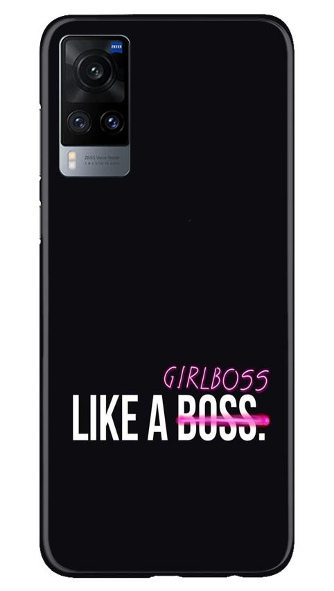 Like a Girl Boss Mobile Back Case for Vivo X60 (Design - 265) Like a Girl Boss Case for Vivo X60 (Design No. 265)