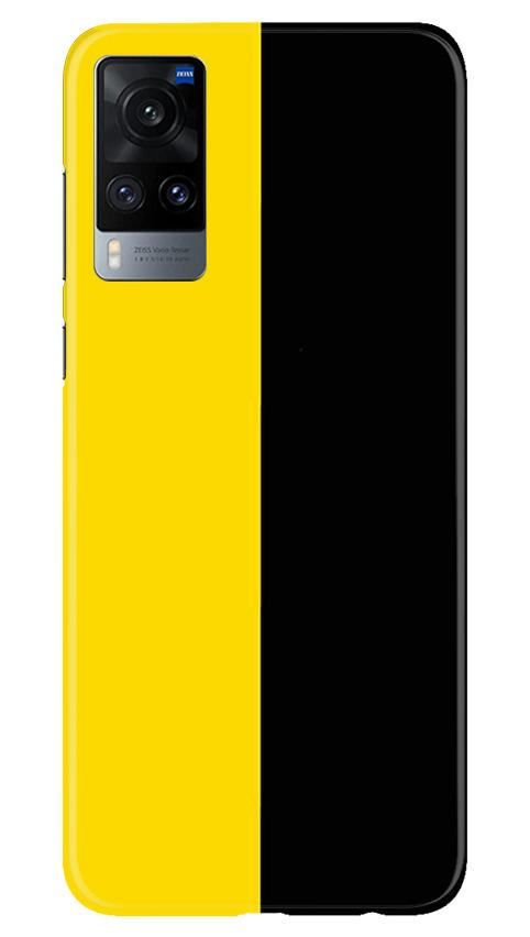 Black Yellow Pattern Mobile Back Case for Vivo X60 (Design - 397) Black Yellow Pattern Mobile Back Case for Vivo X60 (Design - 397)