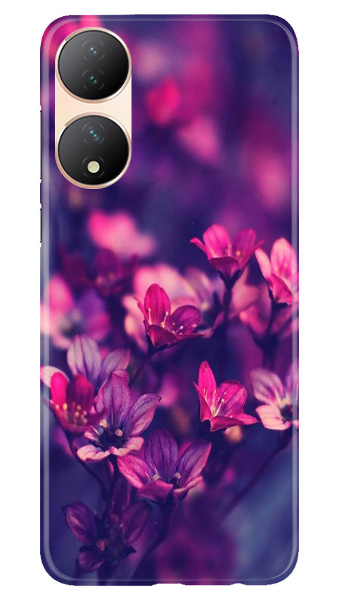 flowers Mobile Back Case for Vivo T2 5G (Design - 25) flowers Case for Vivo T2 5G