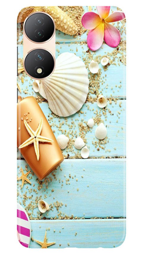 Sea Shells Mobile Back Case for Vivo T2 5G (Design - 63) Sea Shells Case for Vivo T2 5G