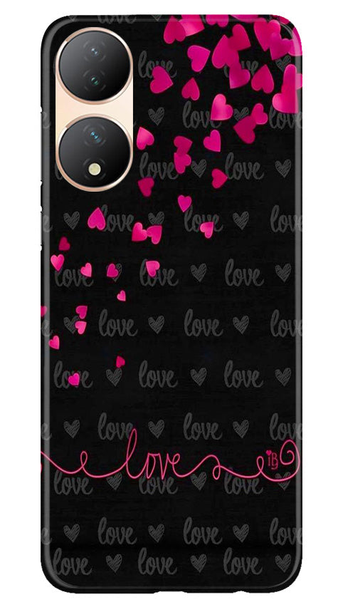 Love in Air Mobile Back Case for Vivo T2 5G (Design - 89) Love in Air Case for Vivo T2 5G