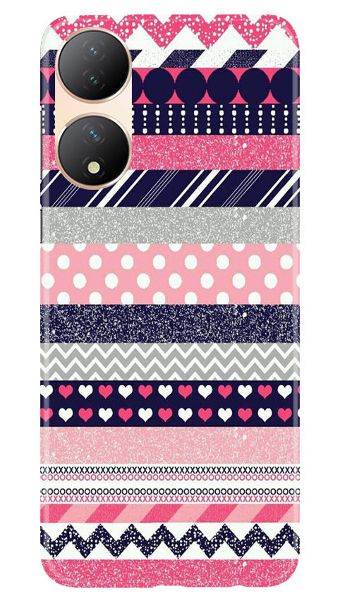 Pattern3 Mobile Back Case for Vivo Y100 5G (Design - 90) Pattern3 Case for Vivo Y100 5G