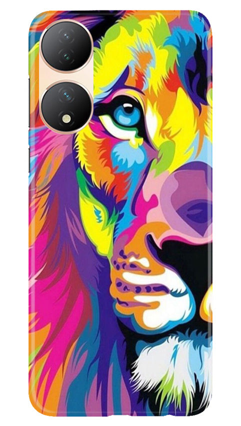Colorful Lion Mobile Back Case for Vivo T2 5G (Design - 110) Colorful Lion Case for Vivo T2 5G (Design - 110)