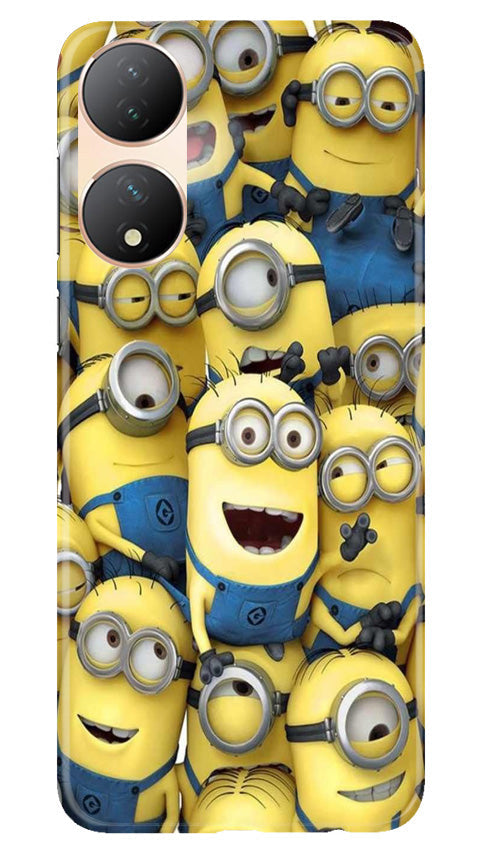 Minions Mobile Back Case for Vivo Y100 5G (Design - 127) Minions Case for Vivo Y100 5G (Design - 127)