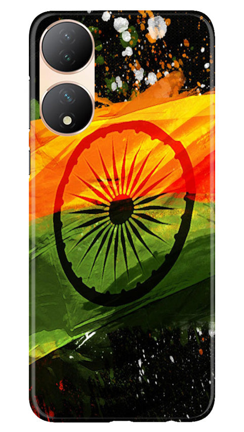 Indian Flag Mobile Back Case for Vivo Y100 5G (Design - 137) Indian Flag Case for Vivo Y100 5G (Design - 137)