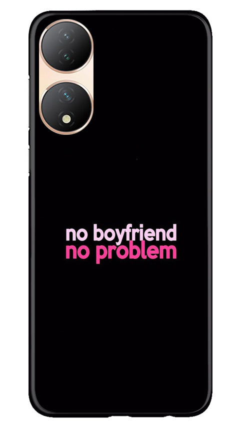 No Boyfriend No problem Mobile Back Case for Vivo T2 5G (Design - 138) No Boyfriend No problem Case for Vivo T2 5G (Design - 138)